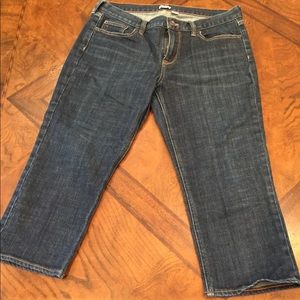 JCrew cropped denim jeans size 30